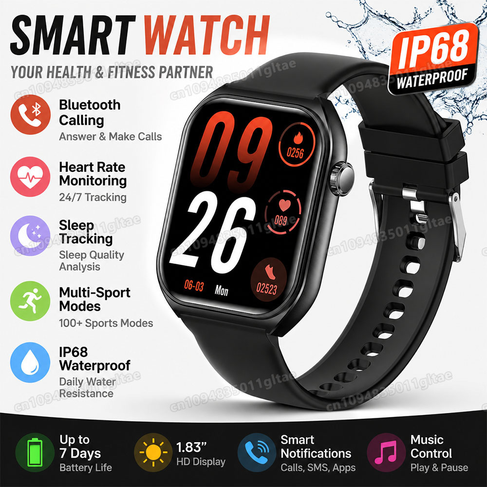 Phase Esports & Gaming Festival - Smartwatch con Chiamata Bluetooth, Notifiche, Riproduzione