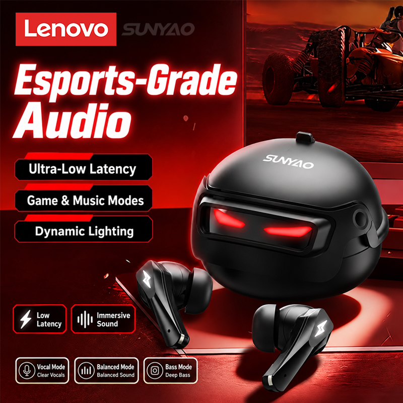 Video Gaming & Esports Usd Acc - Cuffie da gaming Lenovo GT101, wireless,