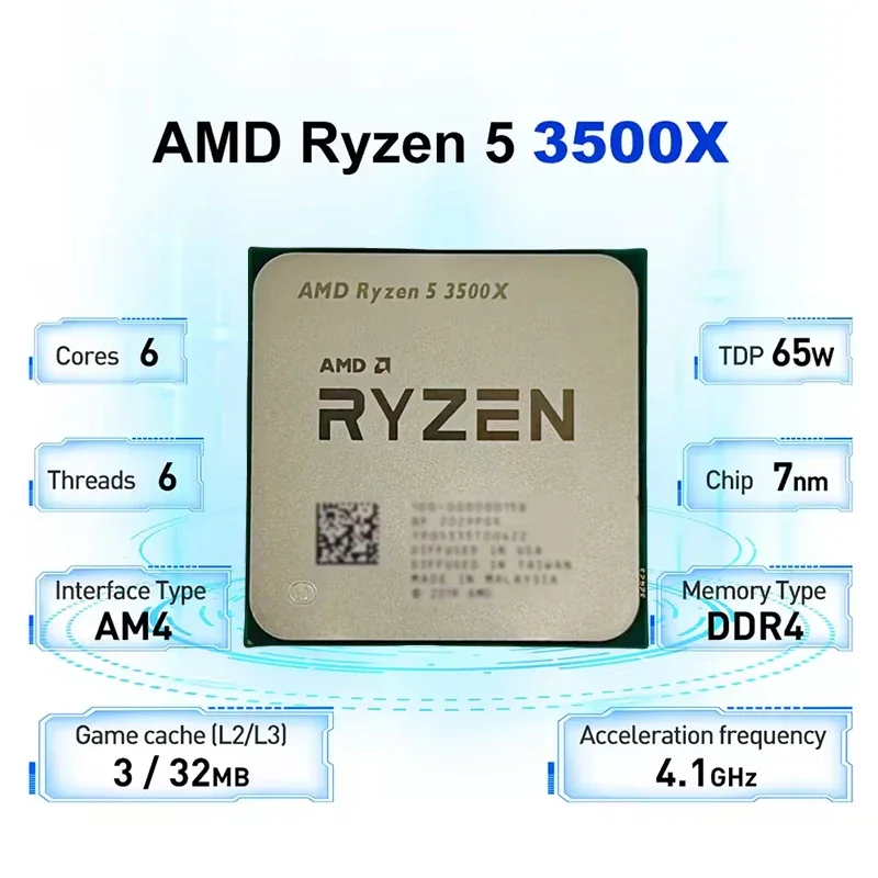 AMD Ryzen 5 3500X 3.6GHz 6 Cor - Esports Gaming Pc Build recensione e prezzo