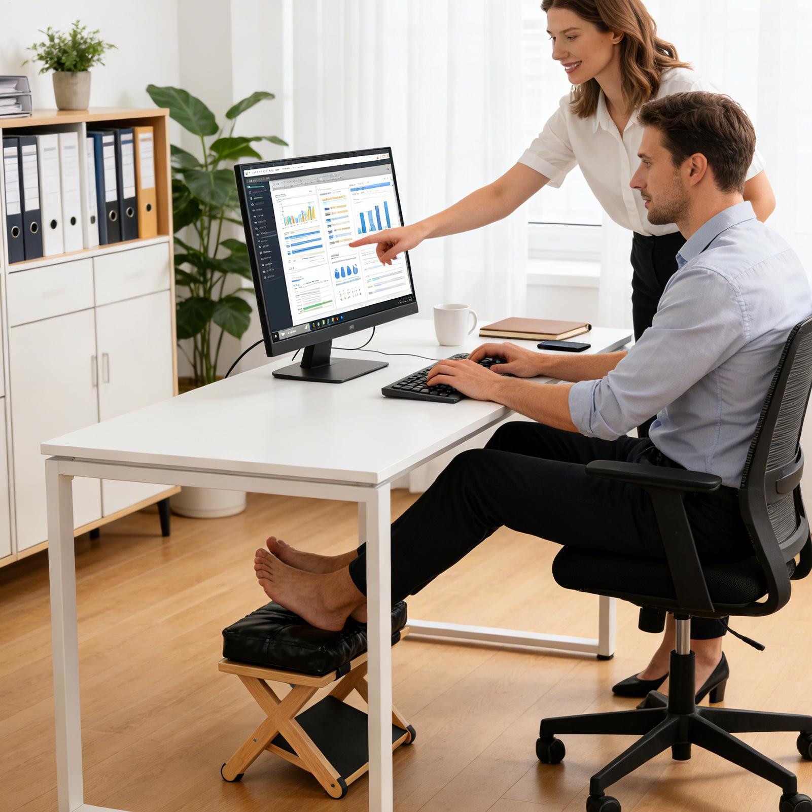 Poggiapiedi da scrivania in le - Footrest Under Desk recensione e prezzo