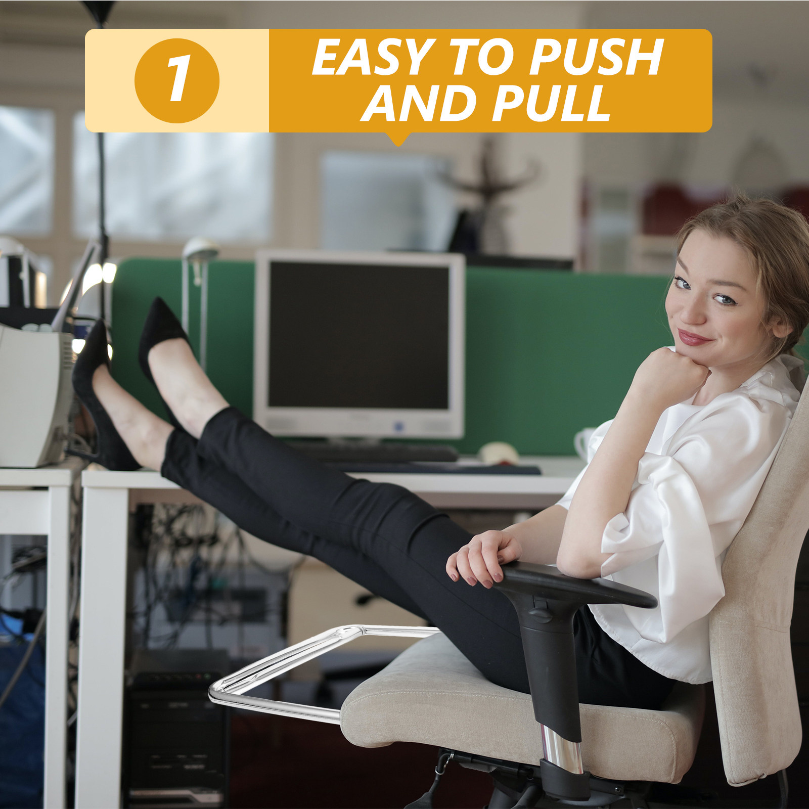 Poggiapiedi in acciaio inossid - Footrest Under Desk recensione e prezzo