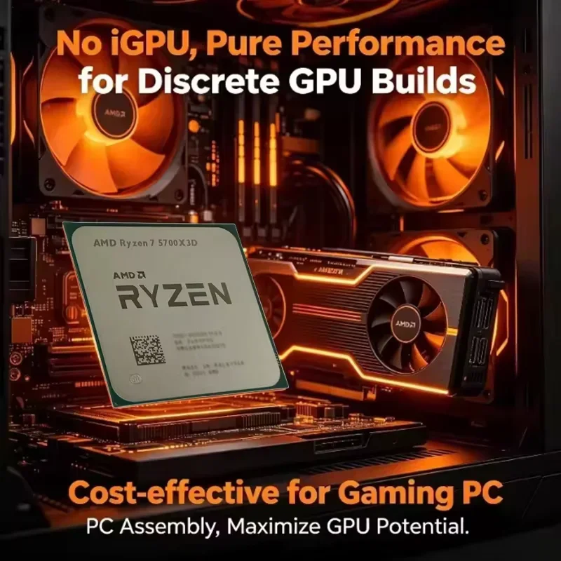 AMD Ryzen 7 5700X3D R7 5700X3D - Esports Gaming Pc Build recensione e prezzo